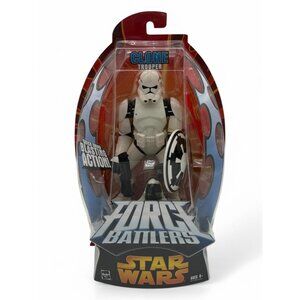 Star Wars Force Battlers Clone Trooper Action Figure Ages 4+ Blasting Action Col